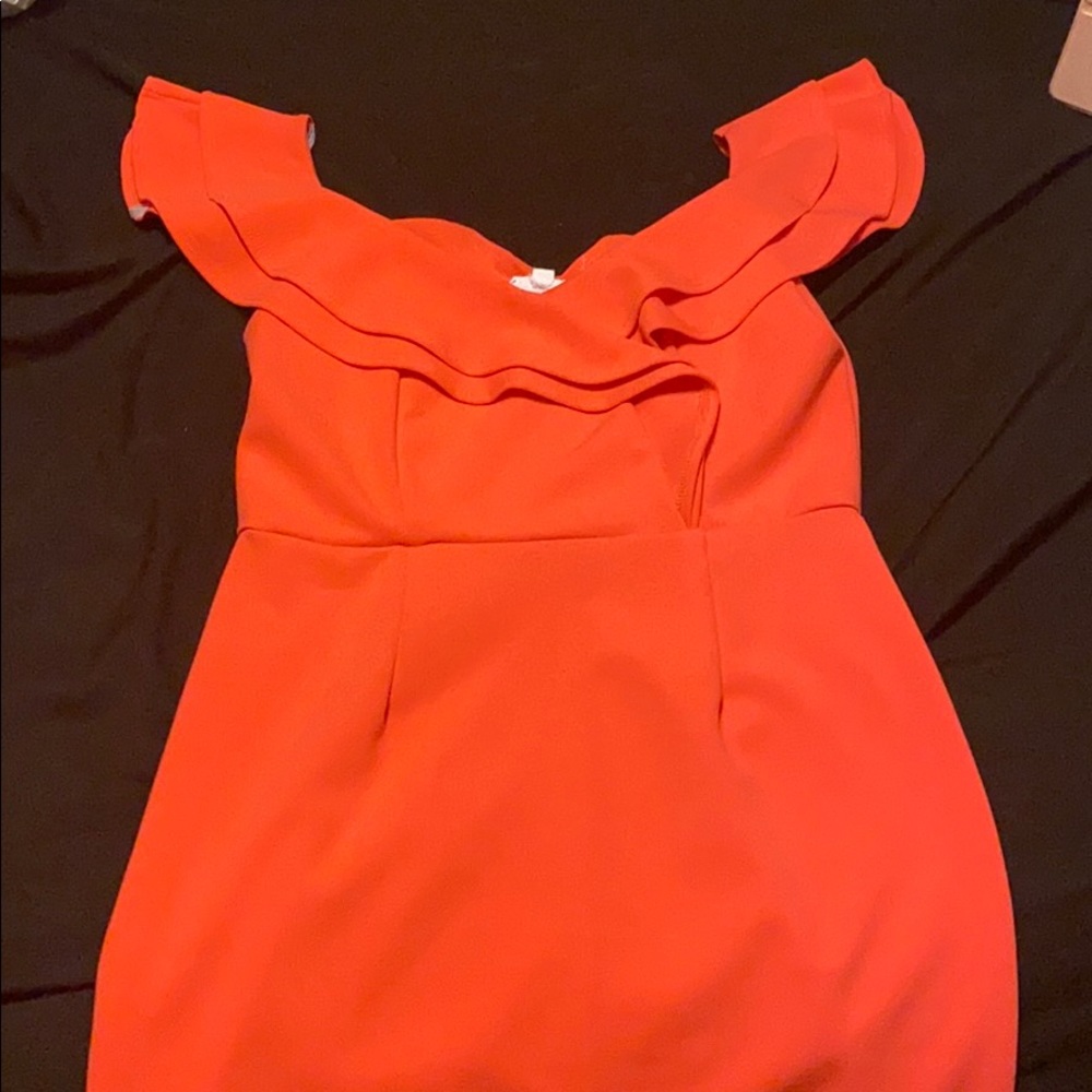 Coral dress
